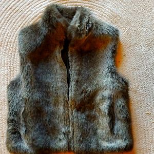 Faux Fur reversible vest